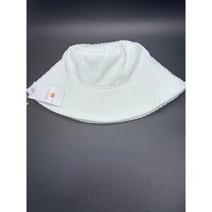 Ladies Shade Shore White Bucket Sun Hat Adult One Size NEW!